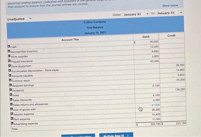 Multiple Step IS Ratios Single Step Is Balance Sheet For transactions 1-4