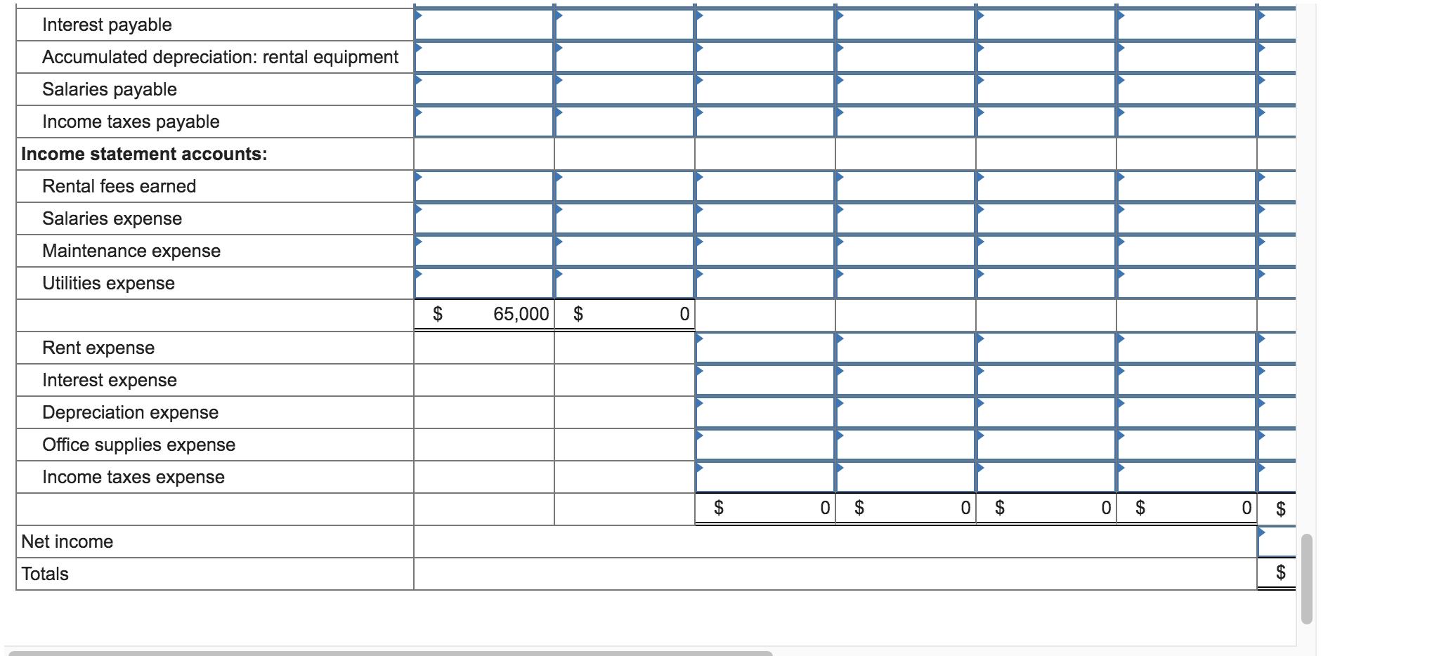 to be paid when the backhoe is returned. Mission Landscaping expects to