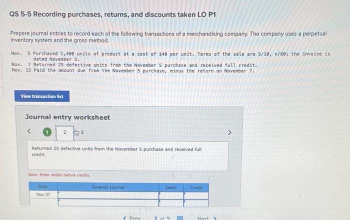 four separate invoices assuming that all involces are paid within the discount