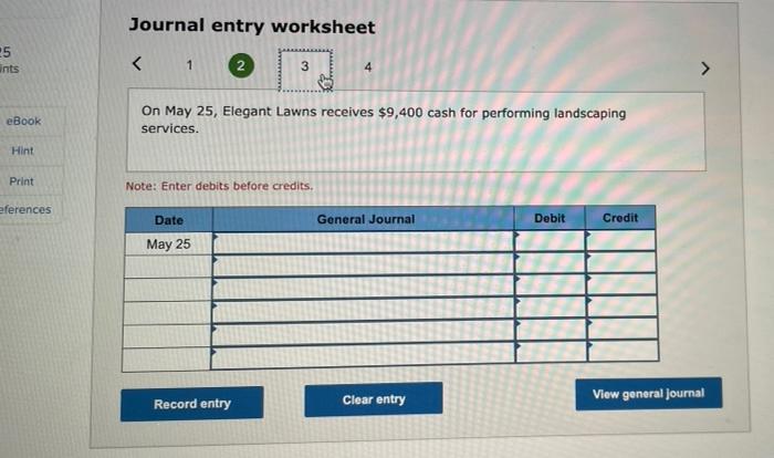 ledger accounts. Use the following partial chart of accounts-account numbers in parentheses:
