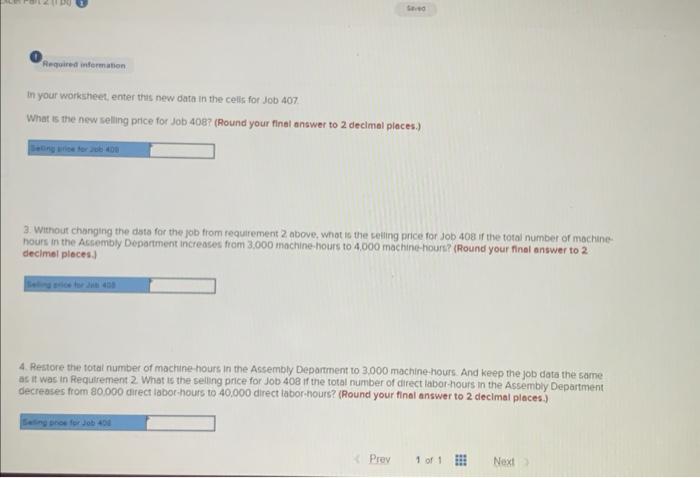 worksheet relates to the Dickson Company example that is summarized in Exinibit