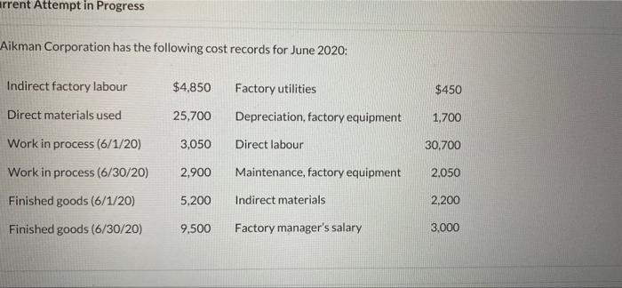 of COGM schedule Question 3. = Question 1 of 3 7.047 10