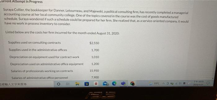 costs are $370 and $370, respectively, 3,800 Production in Units Production Costs