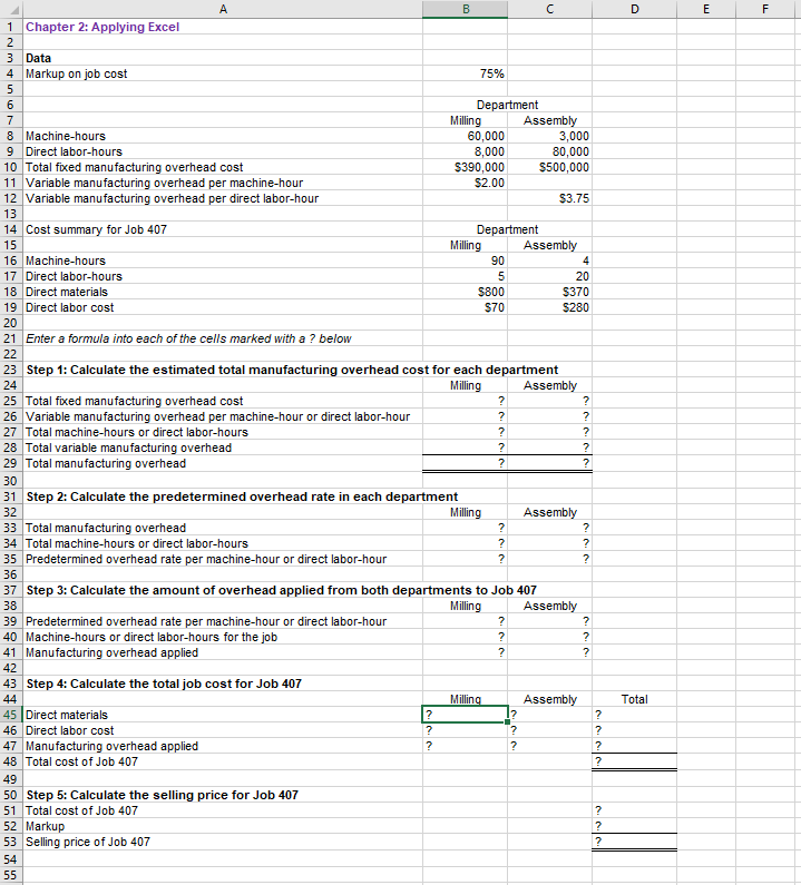 Please help me find the equations I need to input to