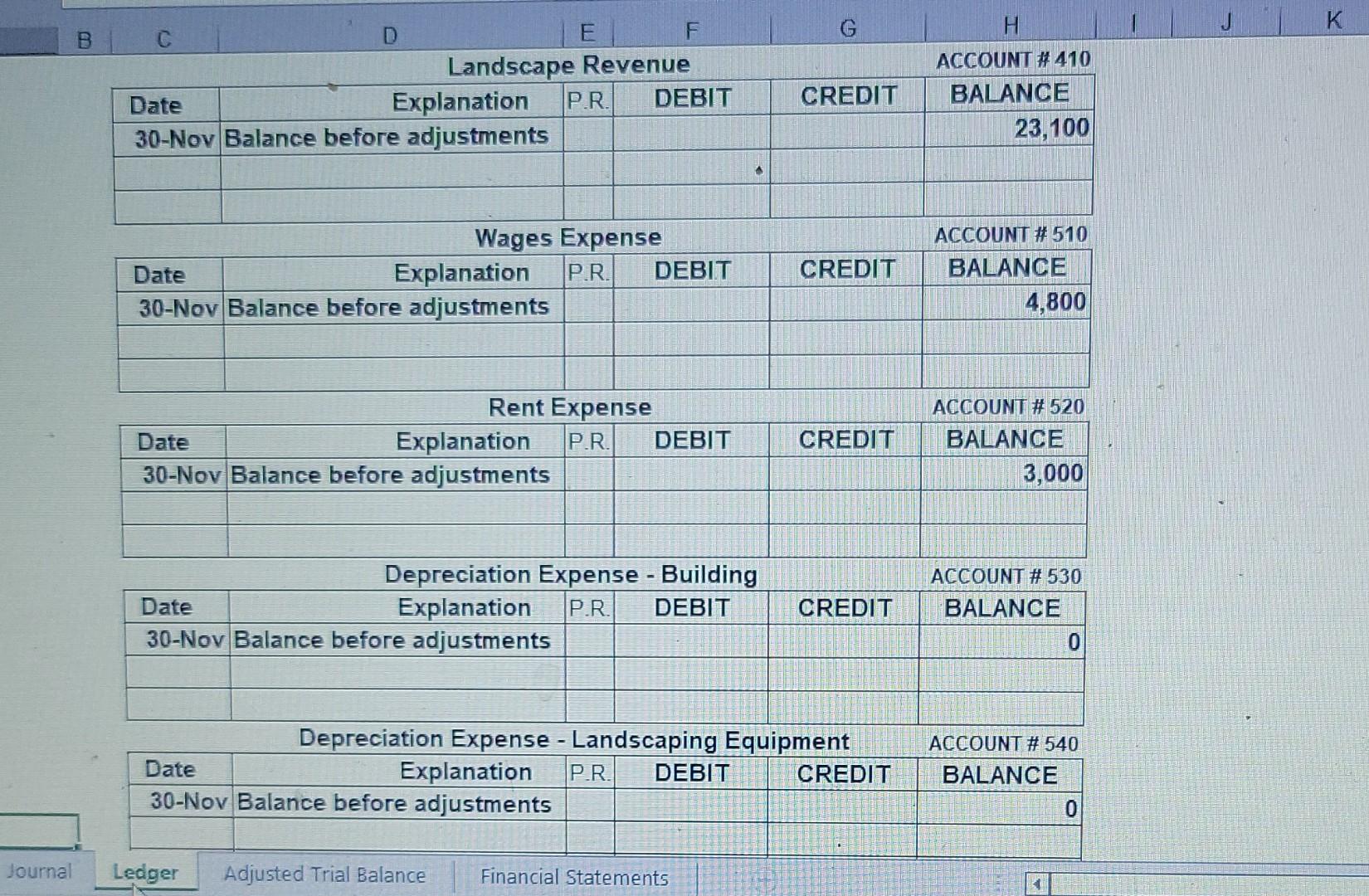 View. Enable Editing Directions!C20 D EF G Fern Landscaping Company . J