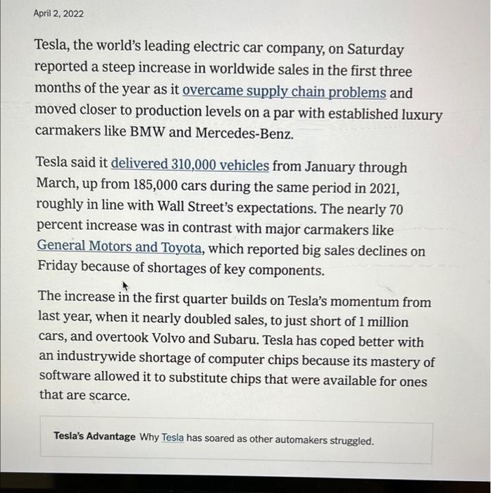 (1st paragraph) and give your thoughts on it based on economy (2nd