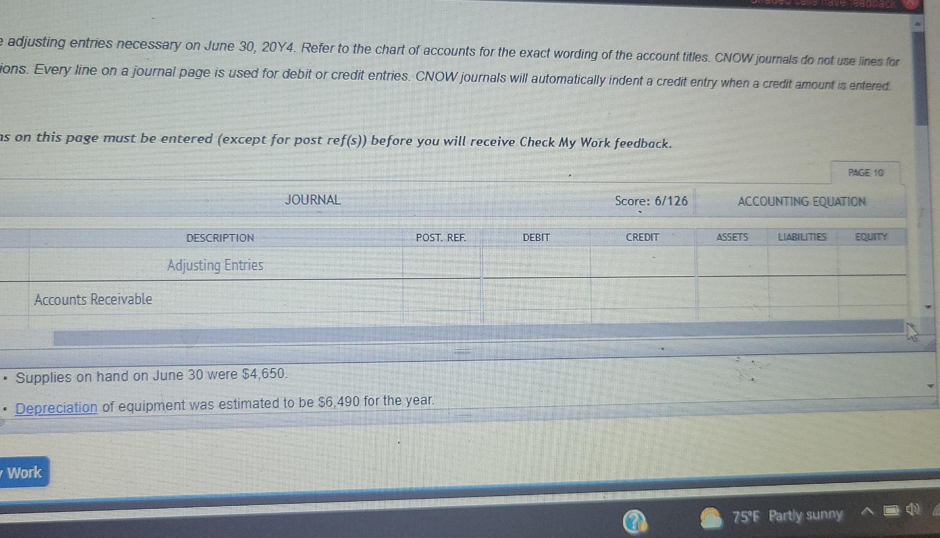 videos and text ACCOUNT # 120 BALANCE 6,550 CREDIT Supplies Date Explanation