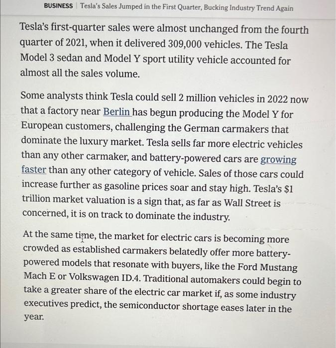 The electric carmaker maintained its momentum from last year even as larger