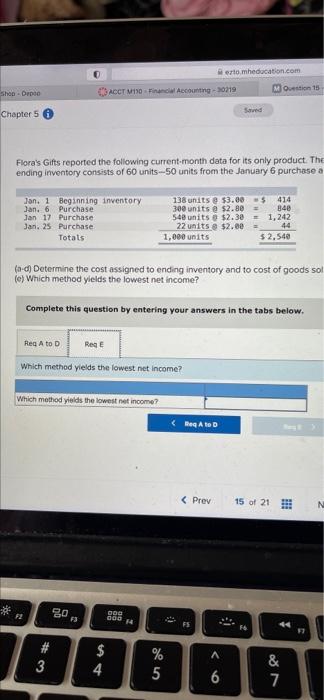 company uses a periodic inventory system, and its ending inventory consists of