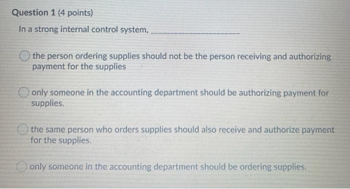 (4 points) When a bill is recorded, the account credited has a(n)