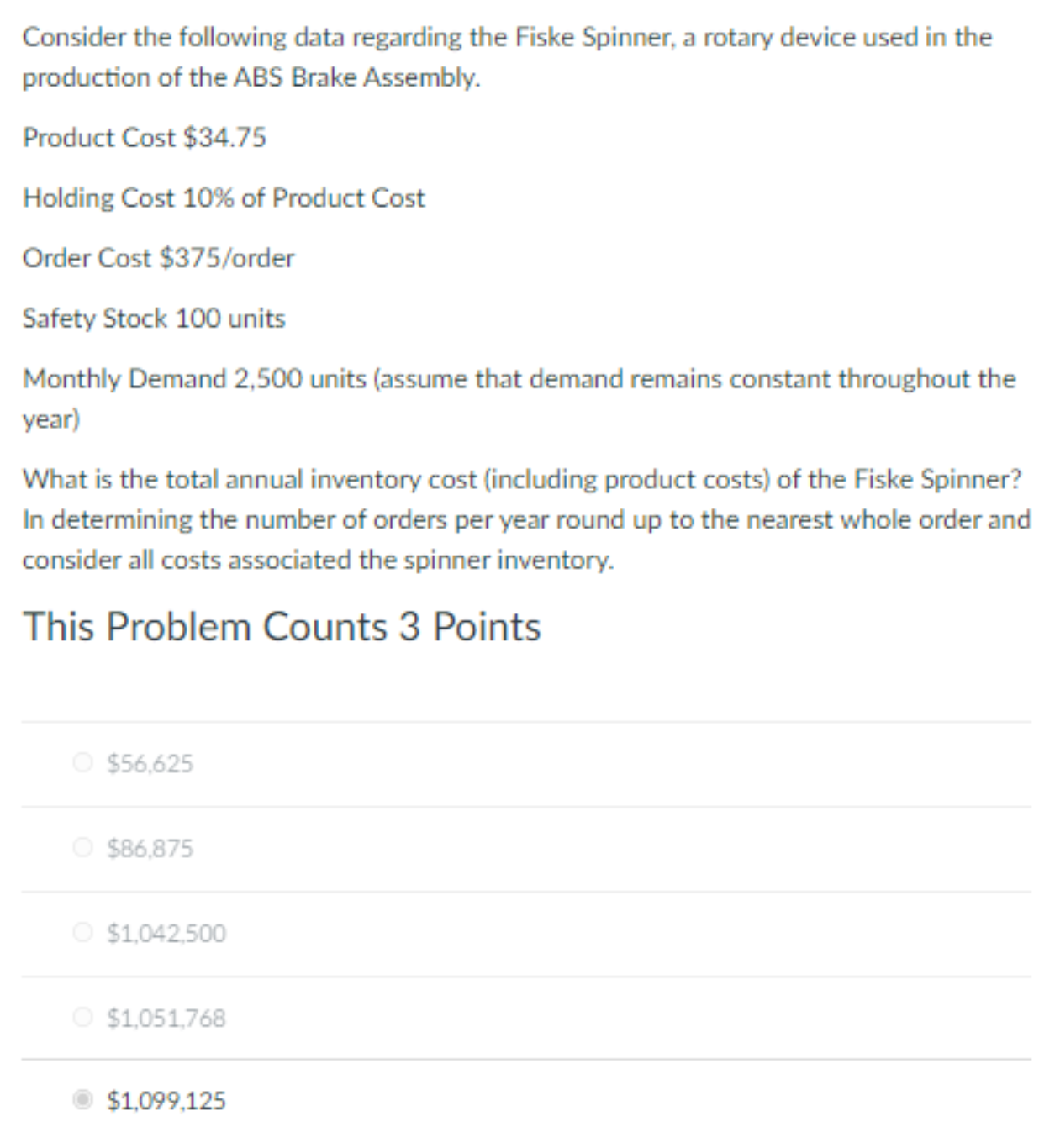 out of product, he simply takes orders from his remaining customers, walks