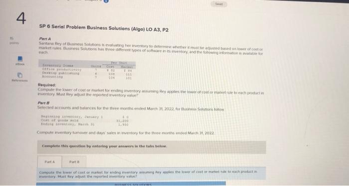 the Exercises 8-10 below. (Algo) The following information applies to the questions