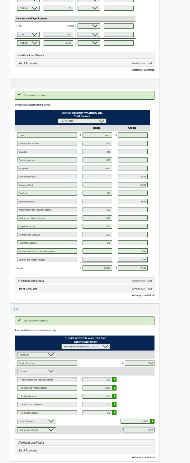  I need help with Question H then I. Specifically the boxes