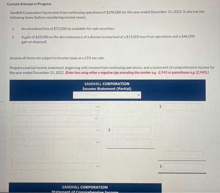 I will give a thumbs up for the correct answer. Current Attempt