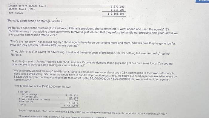 a small but growing manufacturer of telecommunications equipment. The company has no