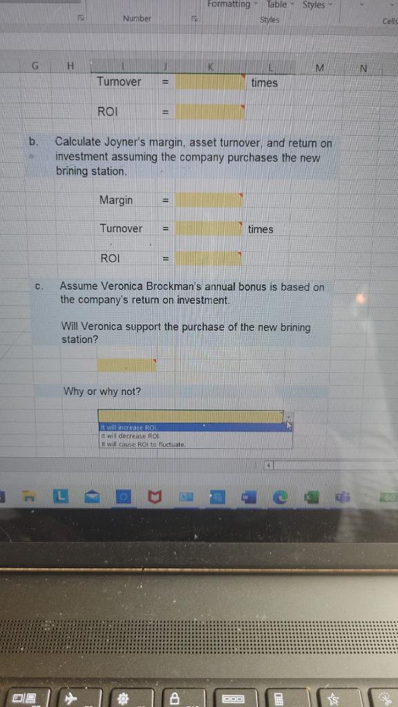 Divide; Cell Referencing 2 3 E10.10-Using Excel to Calculate Margin, Asset Turnover,