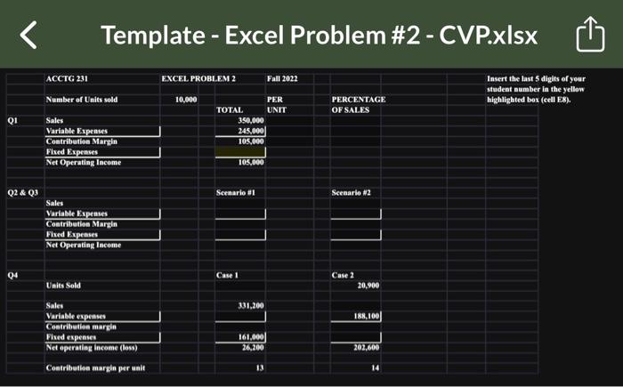 - Excel Problem #2 - CVP.xlsx