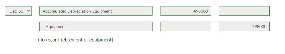 During 2023 , the following selected cash transactions occurred. April 1 Purchased