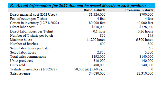 Analysis 8. Compute the sales budget, the production budget, the direct material