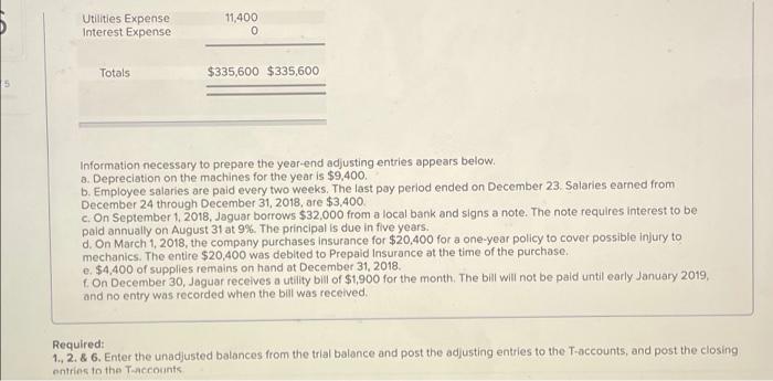 applies to the questions displayed below) Jaguar Auto Company provides general car