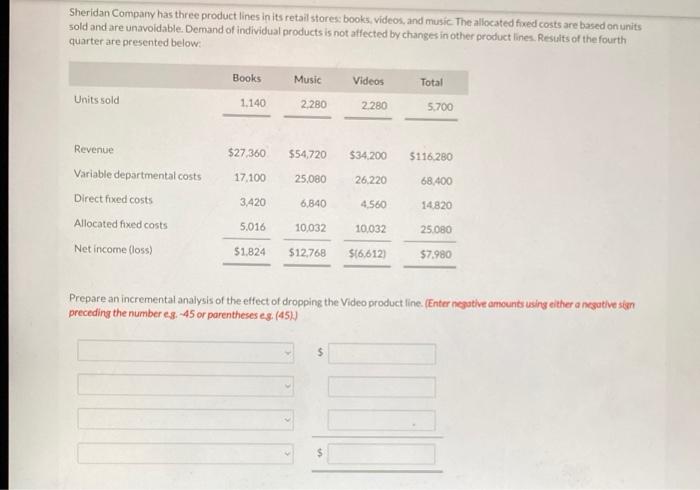 accepted, Oriole will save all variable costs but no fixed costs. Prepare