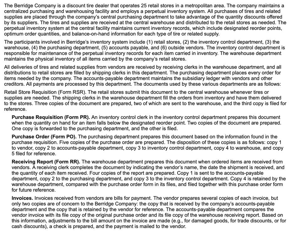  Draw a document flowchart for the Bridge Company You need to