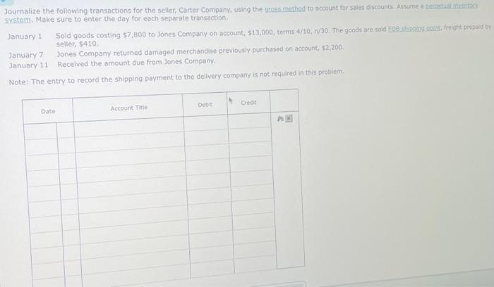  system. Make sure to enter the doy for exch seperate truneaction