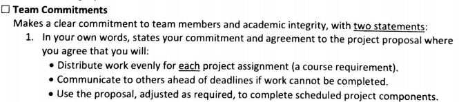 We have a team proposal where we have to complete a memo