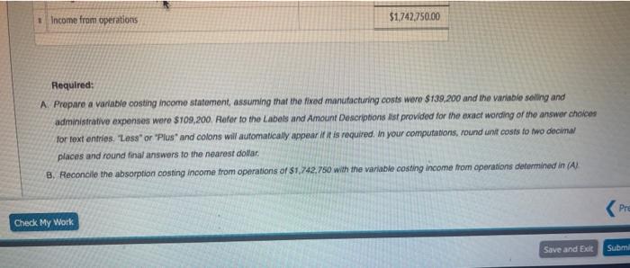 2016, the end of the first month of operations, Rhys Company prepared