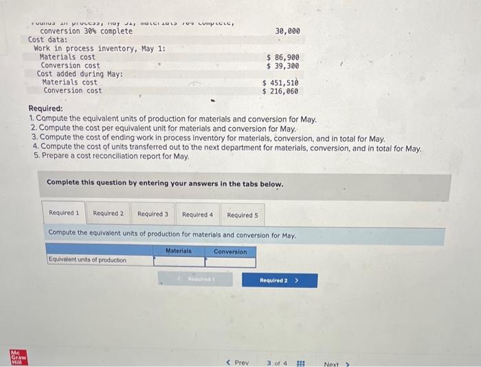 Buider Products, lncorporated, uses the weighted-average method in its process costing system