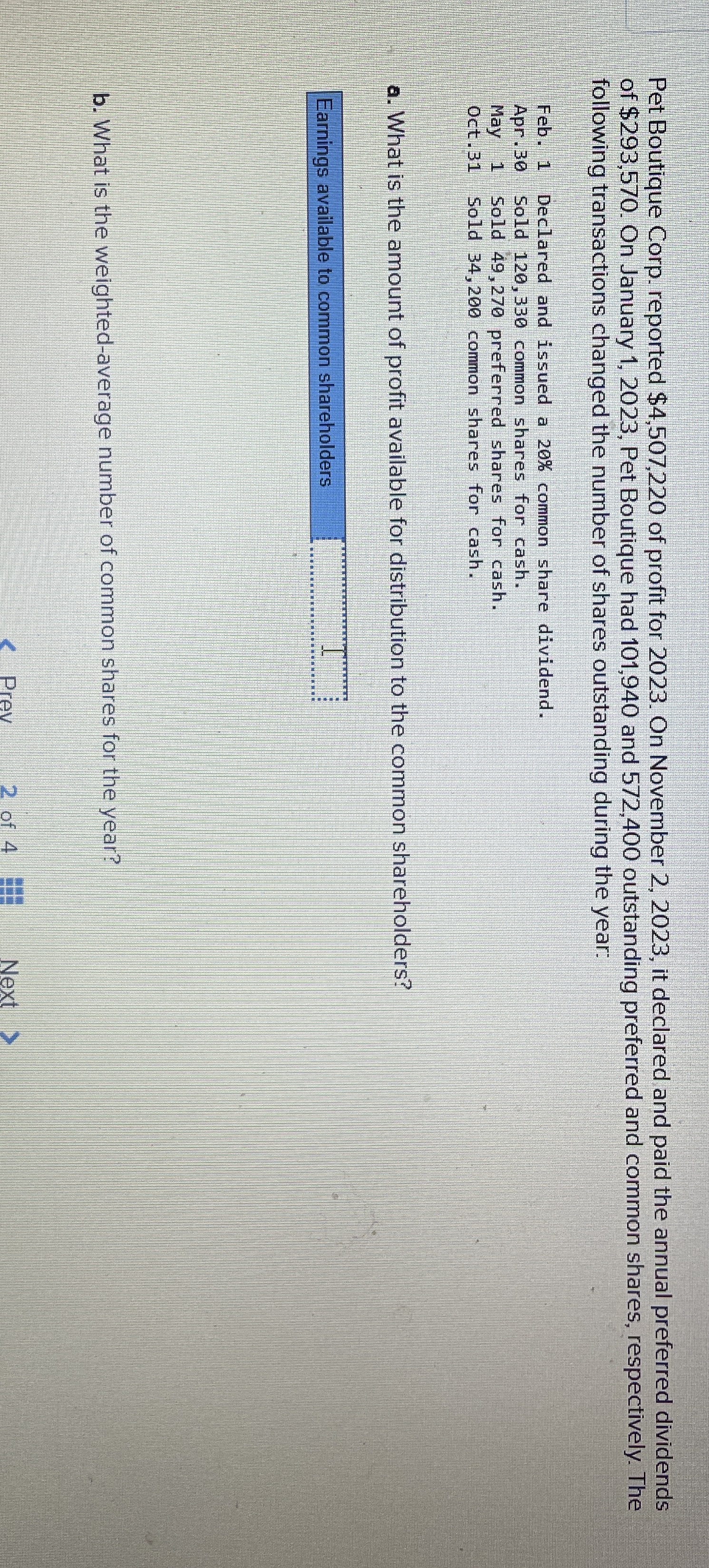  Pet Boutique Corp. reported $4,507,220 of profit for 2023. On November