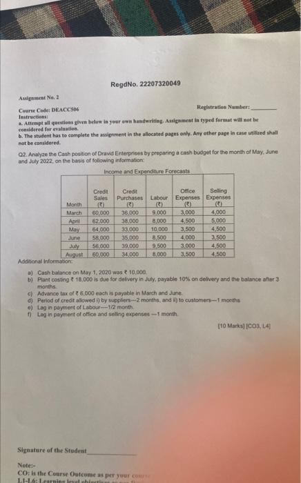  can you please provide solution for the question? Ceurse Code: DSACCSO6