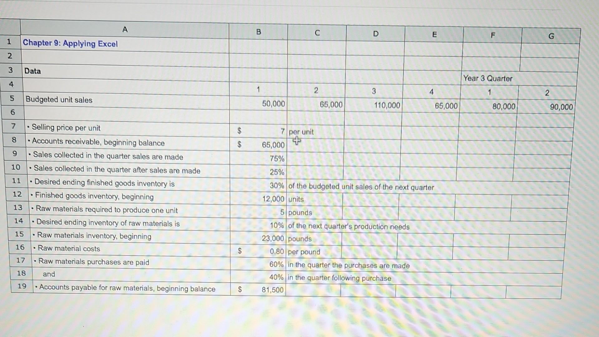 contain question marks. For example, in cell B26 enter the formula "