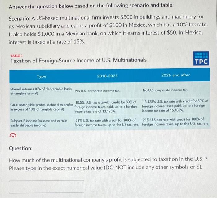 Please include your work! Thank you! Answer the question below based on