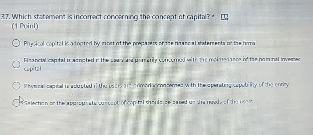 manages the assets of the company Statement 2- Current value includes fair