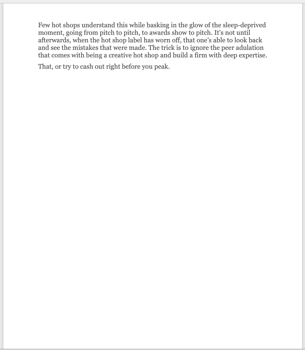 does the article relate to your personal life? Provide two examples.c)How do