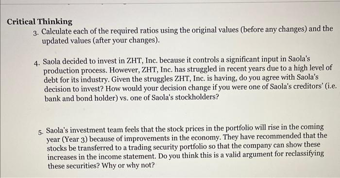 May 15th, 2021, Saola purchased 159,290 shares of ZHT, Inc.'s 354,000 outstanding