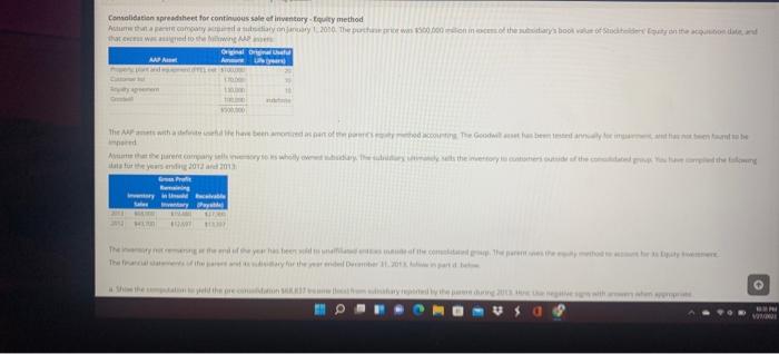 please help !! Consolidation spreadsheet for continuous sale el inventory method Automaty