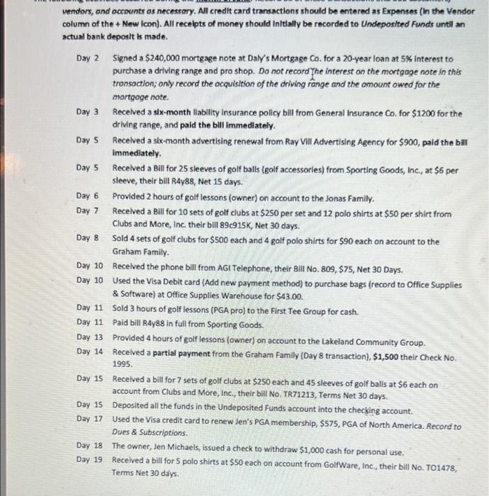 where do I record these transactions in Quick books? please help I