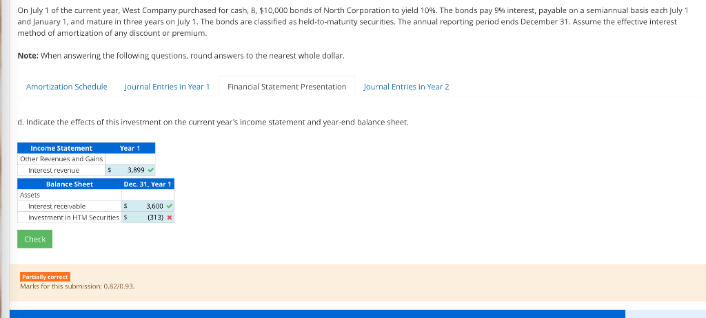 July 1 of the current year, West Company purchased for cash, 8,