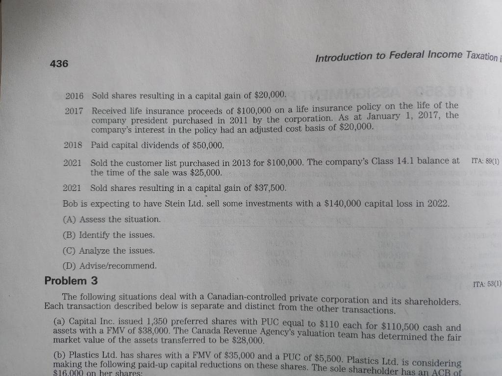 Advise dwill which will also be sold. You have been asked to