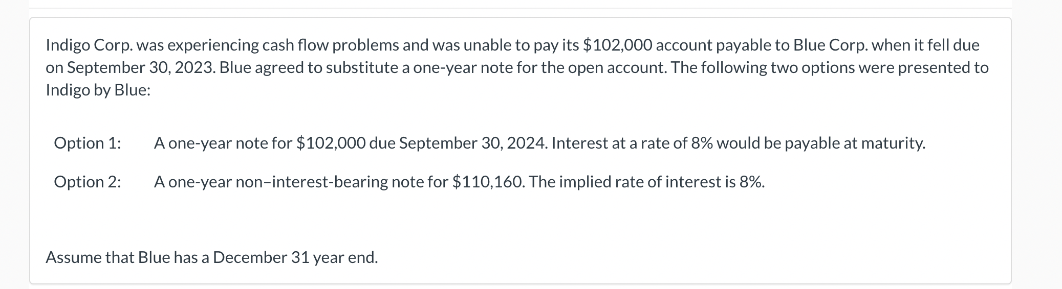 (Answer Question using Option 2 only) - Assuming Indigo chooses option 2,