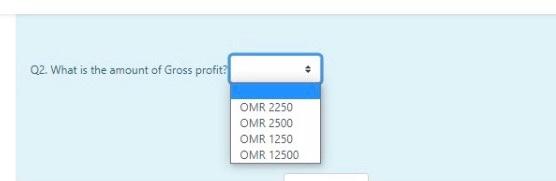 you are required to prepare an income Statement and answer the following