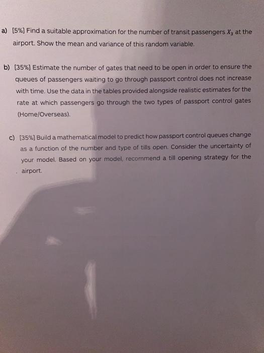 2. Passengers landing at Heathrow airport need to go through passport control