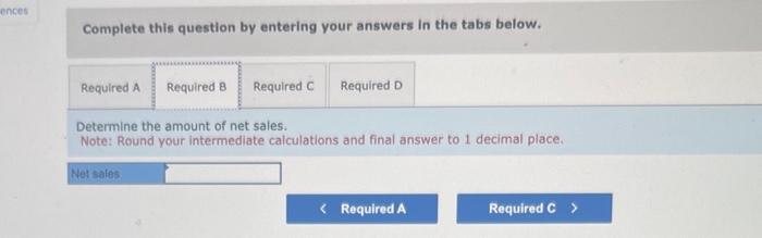2 accounting period with the balances given in the following horizontai financial
