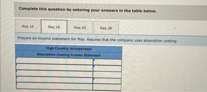 Income Statements; Explanation of Difference in Net Operating Income [LO7-1, LO7-2, LO7-3]