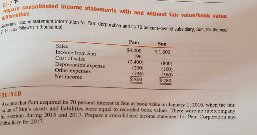 3.7 Please, provide step by step solution for part 1 and 2