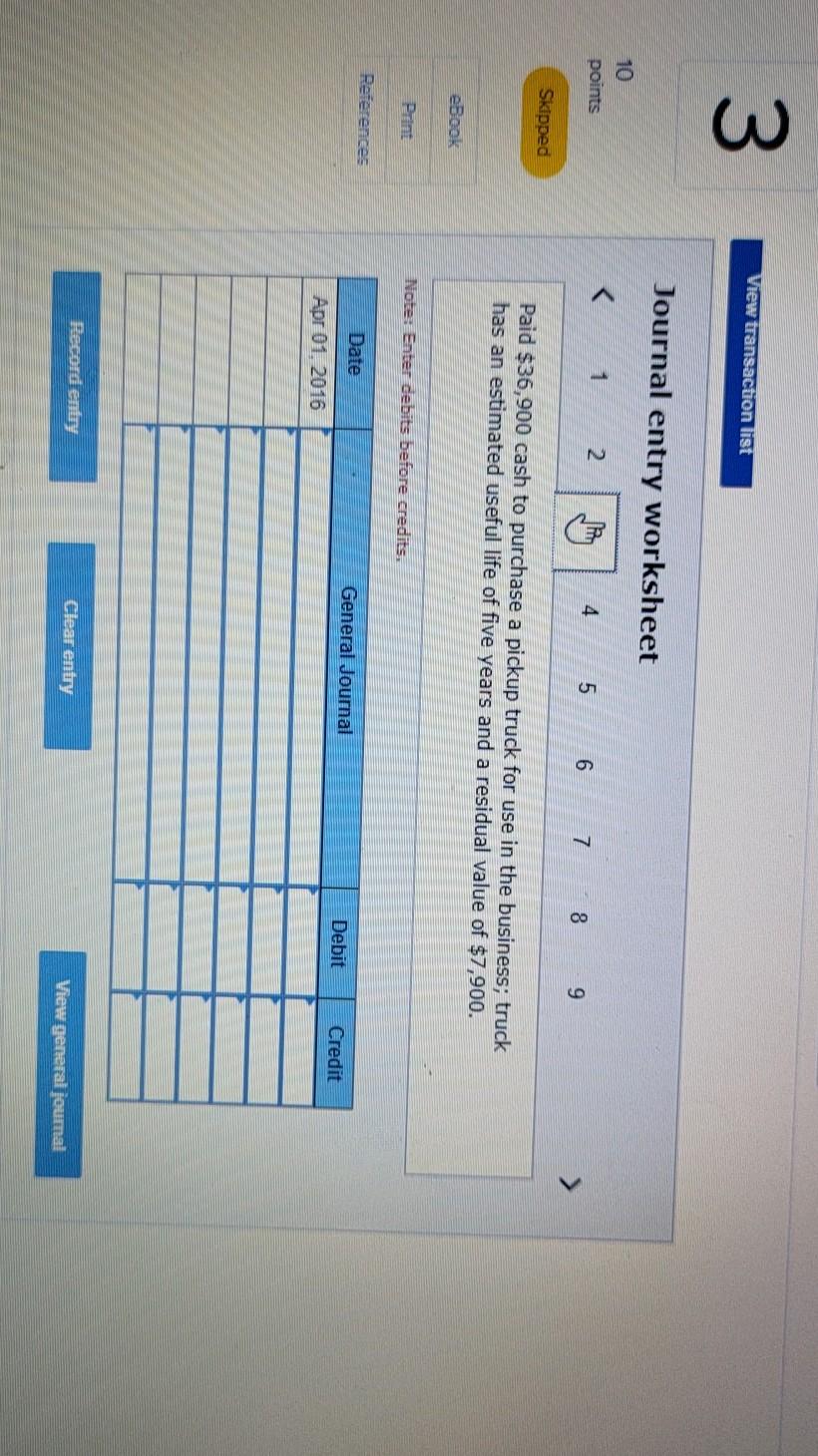 vehicles, double-declining-balance depreciation for buildings, and straight-line amortization for patents. 10 points