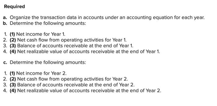 points Skipped Exercise 5-4A (Algo) Effect of recognizing uncollectible accounts expense on