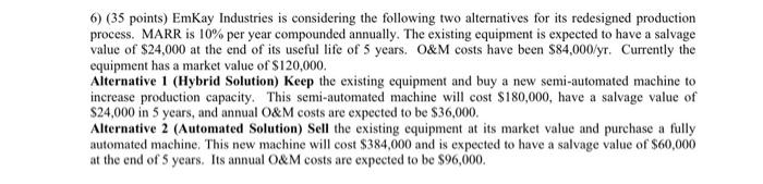 need help with this problem, Without using EXCEL. hand calculations with proper